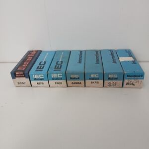 IEC Mullard Blue Vacuum Tubes